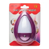 Ночник LED в розетку с датчиком освещения Капля - 2