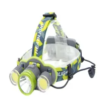 Налобный фонарь RB125, 2133-T6+2COB, ЗУ micro USB, 2х18650, - 1