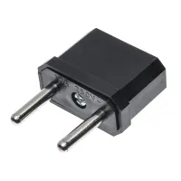 Переходник LXL с плоской и евро вилки, чёрный - 2