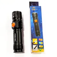 Ручной фонарь X-Balog BL-515, Li-ion 18650, Zoom, ЗУ USB - 6