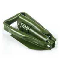 Лопата саперская складная H-136 / Чехол / Большая 58 см / ОЛИВА - 2