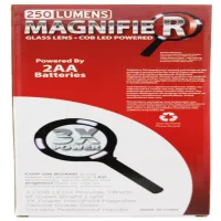 Лупа с подсветкой Magnifier 419, COB, 82мм - 2