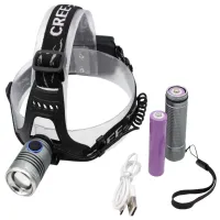 Налобный фонарь RB114, BL-TS26, 2Акк., T6 - 1