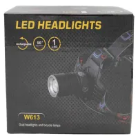 Налобный фонарь X-Balog WD113, Акк., 1xT6, 1xCob - 2