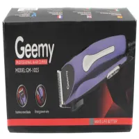 Машинка для стрижки Geemy GM-1025, 4 насадки для стрижки и ножницы. - 2