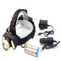 Налобный фонарь X-Balog WD471, WD124, Акк., T6+Cob - 1