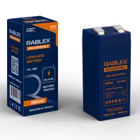 Аккумуляторная батарея Rablex 4V 4.5Ah (RB445), свинцово-кислотная (SLA) - 2