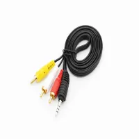 Аудио видео кабель AV 3.5 Jack (тюльпан 3), 1.5 m (в пакете), 2229 - 3