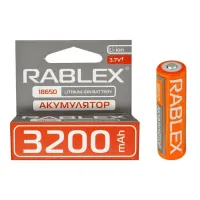 Аккумулятор Rablex 18650, 3200mAh Li-ION 3.7v - 2