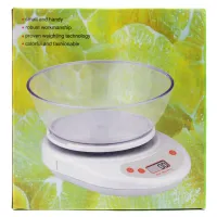 Весы кухонные KE-2 на 5 кг электронные с чашей - 2