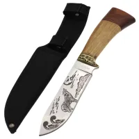 Нож охотничий "Волк" A762 / 27,5см / 13см - 1