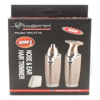 Триммер ProGemei GM-3110 аккумуляторный, с насадкой для носа и ушей. - 1