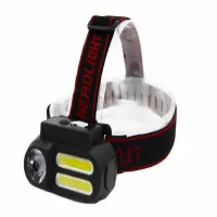 Налобный фонарь Bailong BL-611, Акк.18650, LED+COB, MicroUSB - 2