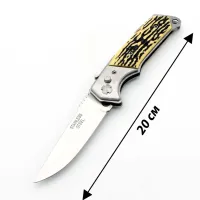 Нож выкидной Columbia 233B Кость - 2