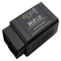 Автомобильный диагностический сканер АВТОСКАНЕР OBD 2 WiFi /2714/ чёрный - 1