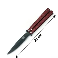 Нож бабочка Benchmade красный - 2