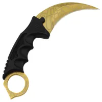 Нож Керамбит "Золото с Паутиной" 2-236 / 19см / 8см - 3