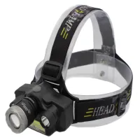 Налобный фонарь RB129, TD-812-T6, 1х18650 Акк., T6+2хXPE+COB, Zoom, MicroUSB ЗУ - 2