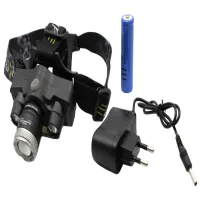 Налобный фонарь RB129, TD-812-T6, 1х18650 Акк., T6+2хXPE+COB, Zoom, MicroUSB ЗУ - 4