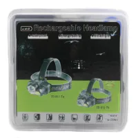 Налобный фонарь RB129, TD-812-T6, 1х18650 Акк., T6+2хXPE+COB, Zoom, MicroUSB ЗУ - 5