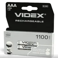 Аккумулятор VIDEX HR03 AAA Ni-MH 1100mAh 1.2V 1 шт. - 1