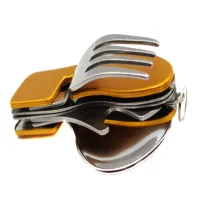 Туристический столовый прибор L55 Жёлтый - 1