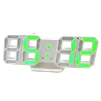 Часы электронные VST-1089, 6801 + Температура / зелёная подсветка - 1