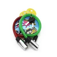 Велосипедный замок 803 /Толщина 10мм/ Длинна 650мм/ лазерный ключ - 1