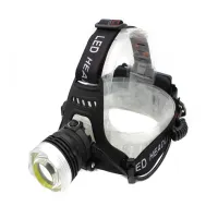 Налобный фонарь WD112, 2х18650, ЗУ 22V-12V, T6+Cob, Zoom - 4