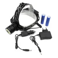 Налобный фонарь PL126, Акк., T6 LED, Zoom, автомобильная зарядка - 4