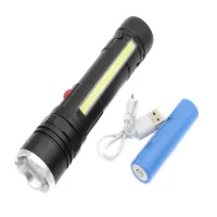 Ручной фонарь Police RB222, T6-26, microUSB, Боковая подсветка, Zoom, магнит - 1