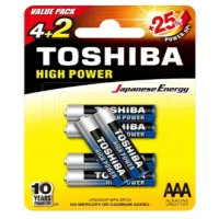 Батарейка Toshiba LR3/AAA/Alkaline High Power - 2