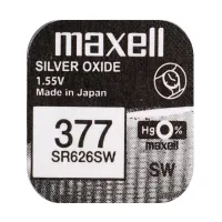 Батарейки-Таблетки Maxell 377 / AG4 / SR626SW - 2