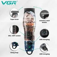 Триммер бороды и усов VGR V-953 - 3