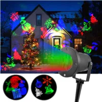 Светодиодный лазерный проектор 326-2, 12 изображений, дом+улица, 2 кронштейна - 3