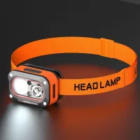 Налобный фонарь G08-2XPG, Белый; Жёлтый, LED Красный, Motion Sensor, Li-Ion аккумулятор, ЗУ Type-C - 4