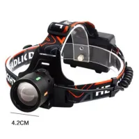 Налобный фонарь Bailong BL-T207-TG, 2x18650, 1 режим, ЗУ Type-C, zoom - 2