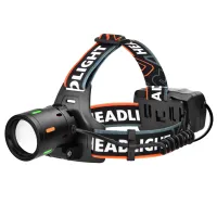 Налобный фонарь Bailong BL-T207-TG, 2x18650, 1 режим, ЗУ Type-C, zoom - 4