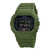Часы наручные SKMEI 1628AGBK, ARMY GREEN-BLACK, 10254 - 1