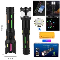 Ручной фонарь BL-2405-TG, 1x26650, power bank, индикация заряда, ЗУ Type-C, zoom - 1