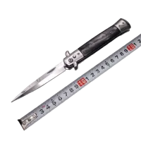 Нож выкидной PA50-1H Чёрный - 3