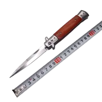 Нож выкидной PA50-1K Дерево - 4