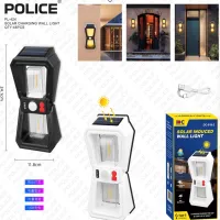 Настенный фонарь c солнечной панелью PL-424, датчик -движения, Type-c - 1