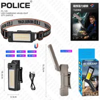 Налобный фонарь PL-195, аккумуляторный, водонепроницаемый, ЗУ Type-C - 2