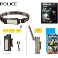 Налобный фонарь PL-195, аккумуляторный, водонепроницаемый, ЗУ Type-C - 1