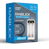 Зарядное устройство Rablex RB425, 2xАА,ААА, 2А, Type-C - 2