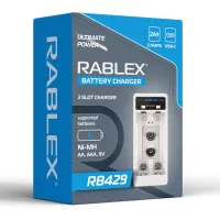 Зарядное устройство Rablex RB429, 2xАА,ААА,9V, 2A, Type-c - 2
