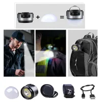 Налобный фонарь PL-125 XPC+COB, аккум., ЗУ Type-C - 3