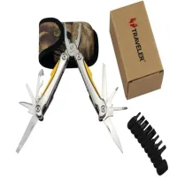 Мультитул Traveler A803 Жёлтый с насадками - 2