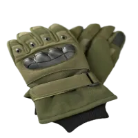 Тактические перчатки Олива 105 . Размер XL - 2